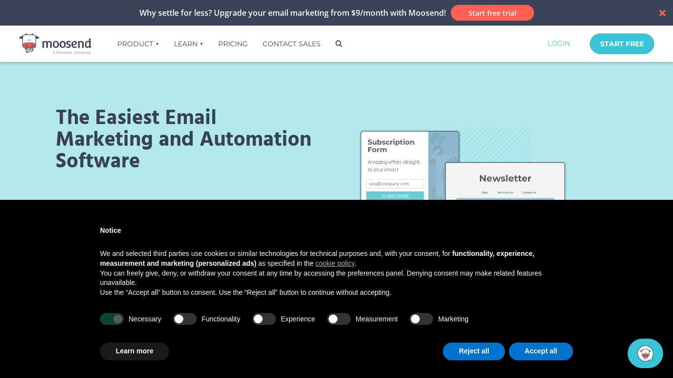 The ultimate email marketing software and marketing automation platform that will not break your bank. Try Moosend for free!